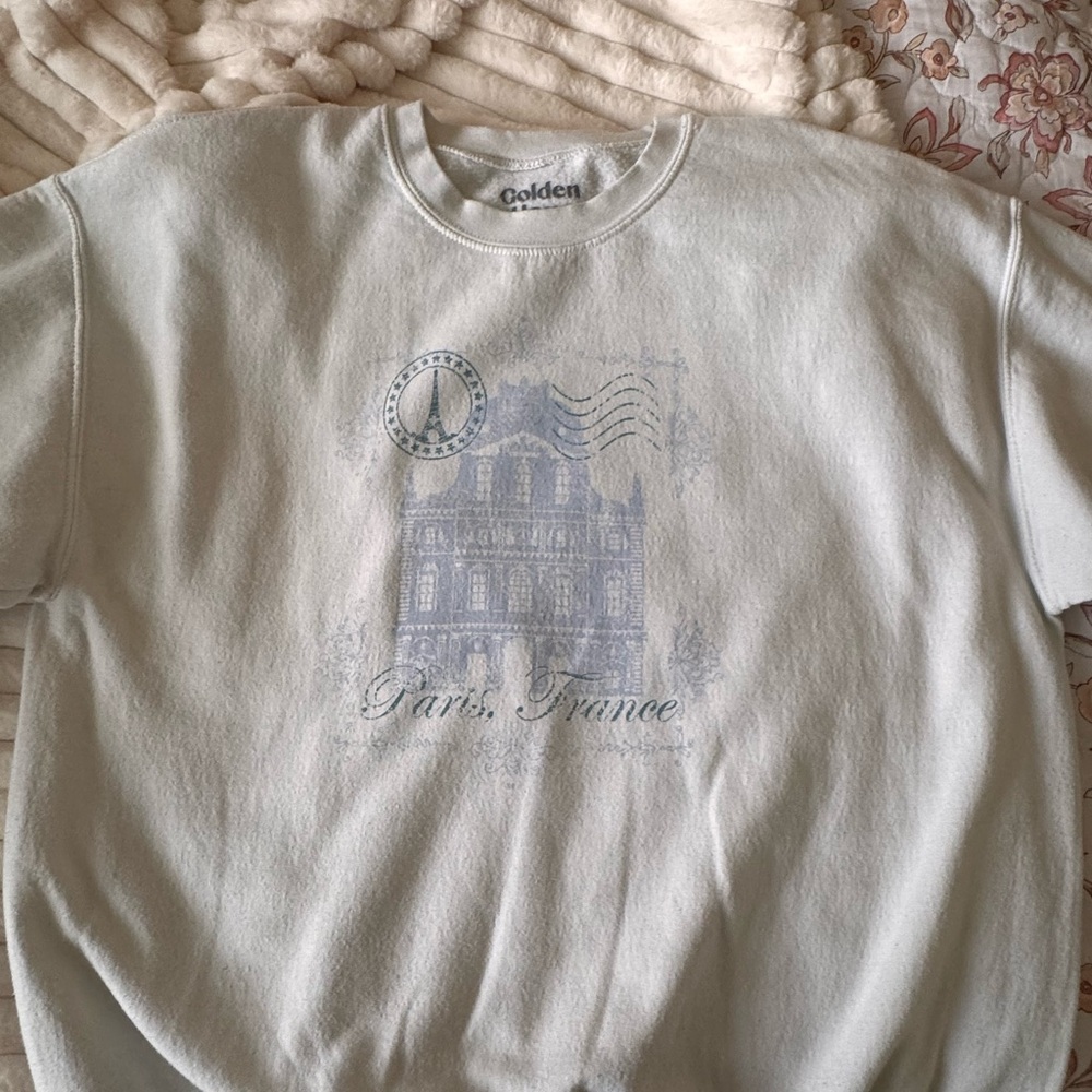 PacSun Gray Paris France Sweatshirt